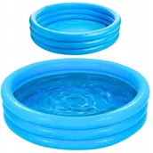 Baseny ogrodowe - BASEN Dla Dzieci OGRODOWY DMUCHANY Brodzik TRZY KOMORY Intex DUŻY 147x33 cm - miniaturka - grafika 1