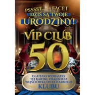 Kartki okolicznościowe i zaproszenia - Karnet Urodziny 50 męskie - miniaturka - grafika 1