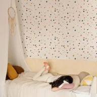 Wyposażenie pokoiku dziecięcego - Tapeta Simple Terazzo White - miniaturka - grafika 1