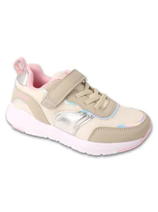 Dziewczęce buty sneakersy beżowe Befado - Buty dla dziewczynek - miniaturka - grafika 1