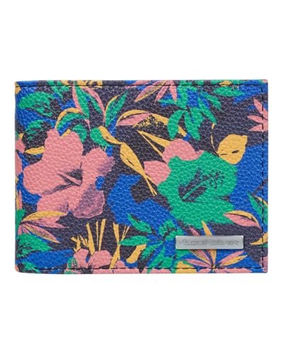 Quiksilver Męski Freshness. Portfel z akcesoriami podróżniczymi, ciemny granatowy Interact FLORAL