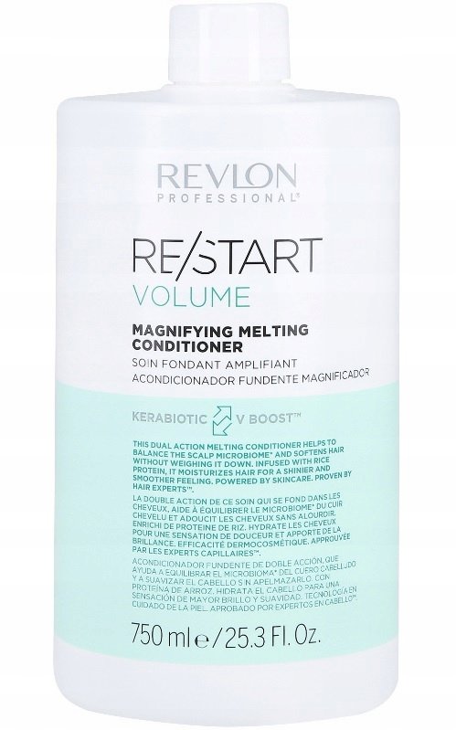 Revlon Restart Volume Melting 750ml Odżywka do Włosów dla Włókien