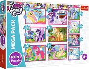 Puzzle - Trefl Puzzle 10w1 Niezwykłe kucyki My Little Pony 90380 - miniaturka - grafika 1