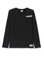 Bluzy dla chłopców - Vingino Bluza chłopięca Jinject, Deep Black, 10 lat - miniaturka - grafika 1