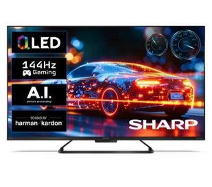 Telewizor Sharp 43HR8765E 43" QLED 4K 144Hz Google TV - Telewizory - miniaturka - grafika 1