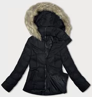 Kurtki damskie - Krótka pikowana damska kurtka zimowa J Style czarna (5M3153-392) - J STYLE - miniaturka - grafika 1