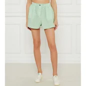 Spodenki damskie - Lacoste Lniane szorty | Loose fit - miniaturka - grafika 1