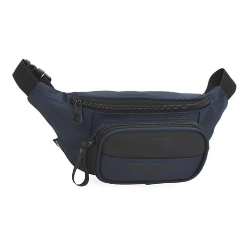 Pepe Jeans Bromley Saszetka biodrowa Niebieski 30x13x5 cms Poliester by Joumma Bags, Niebieski, Talla única, saszetka nerka