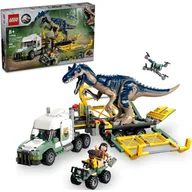 Klocki - LEGO Jurassic World Dinomisje: ciężarówka do transportu allozaura, 76966 - miniaturka - grafika 1