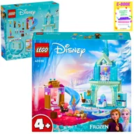 Klocki - LEGO DISNEY ZESTAW LODOWY ZAMEK ELZY KRAINA LODU FROZEN KLOCKI PREZENT DLA DZIECKA + EBOOK - miniaturka - grafika 1