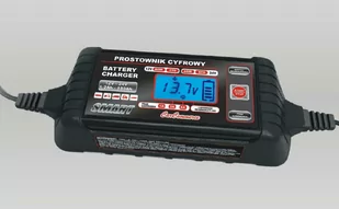 Prostownik Cyfrowy Ładowarka 12V / 24V 6A Automat - Prostowniki samochodowe - miniaturka - grafika 1