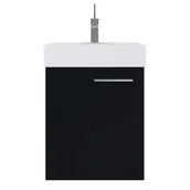 Szafki łazienkowe - Elita Szafka z umywalką 45 Tiny black (165794) - miniaturka - grafika 1
