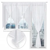 Firany - Firana okno balkon komplet Woal 300x145 200x250 - miniaturka - grafika 1