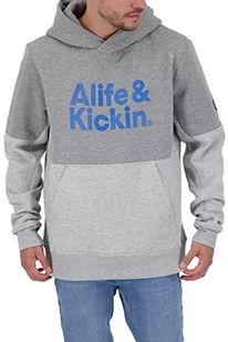 alife & kickin Męska bluza Owenak E bluza męska bluza z kapturem bluza z kapturem sweter sweter S-XXXL, Steal Melange, XL - Swetry męskie - miniaturka - grafika 1