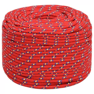 Linka żeglarska, czerwona, 8 mm, 25 m, polipropylen - Żeglarstwo - miniaturka - grafika 3