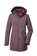 Kurtki damskie - killtec Damska kurtka softshellowa Parka/Softshell z odpinanym kapturem KOW 95 WMN SFTSHLL PRK, malve, 38, 41803-000 - miniaturka - grafika 1