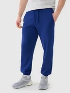 Spodnie sportowe męskie - 4F Spodnie Męskie Dresowe Joggery 4FWMM00TTROM1139-031S Granatowe M - miniaturka - grafika 1