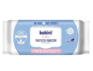 Bobini Baby chusteczki nawilżane z witaminą E 60 sztuk - Chusteczki nawilżane - miniaturka - grafika 1