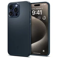 Etui i futerały do telefonów - Etui Spigen Thin Fit do Apple iPhone 15 Pro Max Metal Slate - miniaturka - grafika 1
