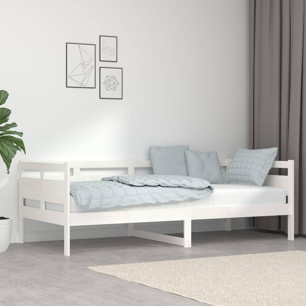 Łóżko dzienne białe sosna 90x200 cm