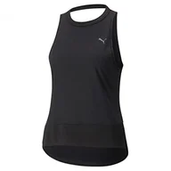 Koszulki i topy damskie - Puma Damska koszulka studyjna, bez rękawów, z otwartymi plecami Black XL 520984 - miniaturka - grafika 1