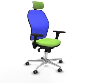 Fotel biurowy, krzesło biurowe Krzesło Biurowe Piqueras y Crespo 3D086G2 Pistacjowy - Fotele i krzesła biurowe - miniaturka - grafika 1