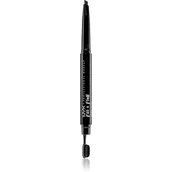 Pomada do brwi - NYX Professional Makeup Professional Makeup - Fill &amp; Fluff Eyebrow Pomade Pencil - Pomada w kredce do wypełniania brwi - BLACK NYXF08 - miniaturka - grafika 1