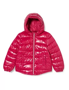 United Colors of Benetton Kurtka dla dziewczynek i dziewczynek, Fuksja 04l, 3XL - Kurtki i płaszcze dla dziewczynek - miniaturka - grafika 1