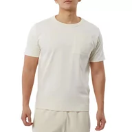 Koszulki sportowe męskie - Koszulka New Balance MT23567GIE - beżowa - miniaturka - grafika 1