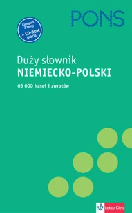 Pons. Duży słownik niemiecko-polski - Książki do nauki języka niemieckiego - miniaturka - grafika 1