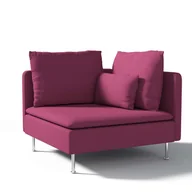 Pokrowce na meble - Dekoria pl pl Pokrowiec na sekcję narożną Söderhamn Plum śliwkowy) 99 x 99 x 83 cm Cotton Panama 1008-702-32 - miniaturka - grafika 1