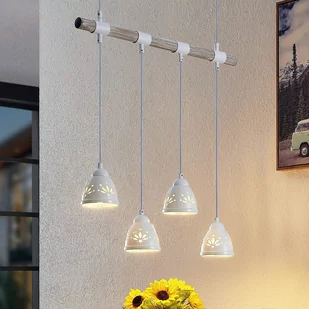 Lindby Pimana lampa wisząca, 4-punktowa - Lampy sufitowe - miniaturka - grafika 1