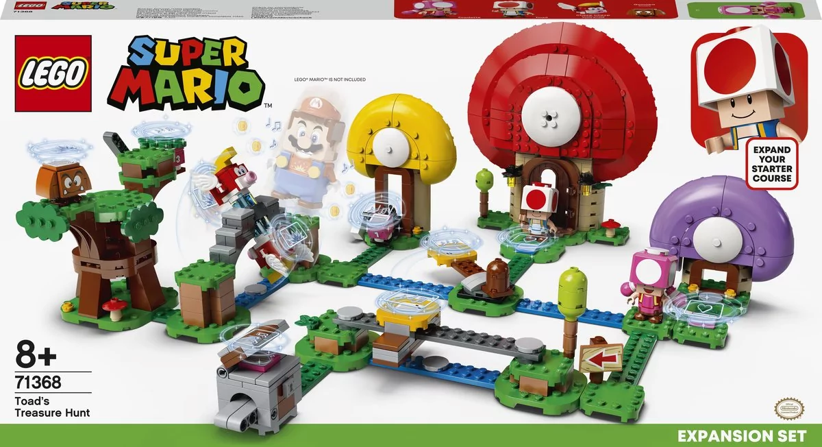 LEGO Super Mario Toad szuka skarbu zestaw rozszerzony 71368