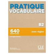 Książki do nauki języka francuskiego - Cle international Pratique vocabulaire B2 + audio online + klucz - miniaturka - grafika 1