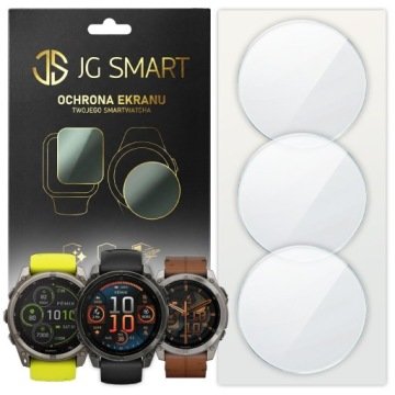 3x Szkło Hartowane do Garmin Fenix 8 51mm Amoled Solar Sapphire