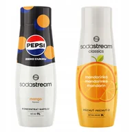 Syropy i koncentraty owocowe - Zestaw 2 koncentratów do wody. Sodastream Pepsi MAX Mango + Mandarynkowy - miniaturka - grafika 1