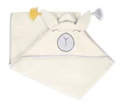 Szlafroki dla dzieci - UVIE Okrycie kąpielowe Lama 120x100 cm kremowa - miniaturka - grafika 1