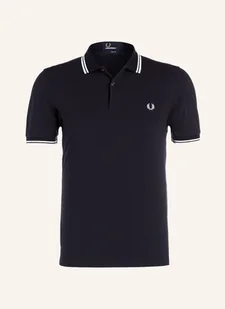Fred Perry Koszulka Polo Z Piki blau - Moda i Uroda OUTLET - miniaturka - grafika 1