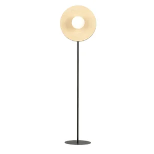 Lampa podłogowa SOHO LP1 E14 - czarny/drewno/opal - Lampy stojące - miniaturka - grafika 1
