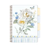 Zeszyty szkolne - Kołozeszyt z przekładkami w linie 100k. Spring Blooms - miniaturka - grafika 1
