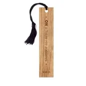 Zakładki do książek - Zakładka drewniana - ON o Tobie nie zapomni - miniaturka - grafika 1