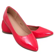 Baleriny - Baleriny lakierowane Xants Red czerwone - Inna marka - miniaturka - grafika 1