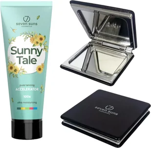 7suns Sunny Tale Przyspieszacz Do Opalania 250ml + Podwójne Lusterko Gratis - Balsamy i kremy do opalania - miniaturka - grafika 1
