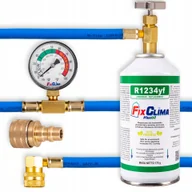 Płyny eksploatacyjne do aut - Zestaw Do Napełniania Klimatyzacji Aut Gaz Czynnik Chłodniczy Aut R1234YF - miniaturka - grafika 1