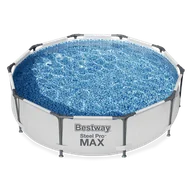 Baseny ogrodowe - Bestway Basen Max Pro stelażowy owalny 305x76cm 981797 - miniaturka - grafika 1