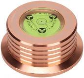 Akcesoria gramofonowe - Gramofon Docisk płyt winylowych gramofonowy stabilizator aluminiowy kolor MIEDZIANY - miniaturka - grafika 1