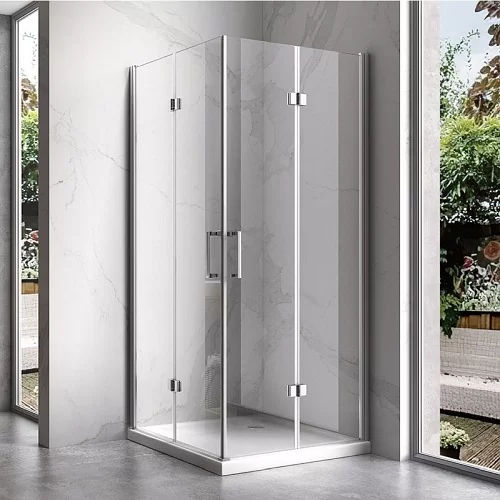 Hydrosan Kabina prysznicowa drzwi składane 80x80 kwadratowa KZ08BC