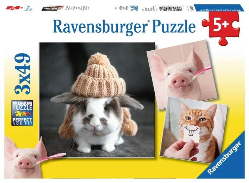 Ravensburger puzzle 08028 zabawna zwierząt Portraits