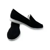 Mokasyny męskie - Mokasyny męskie zamszowe Old Money 42 - miniaturka - grafika 1