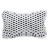 Akcesoria do armatury i ceramiki - 5five Simple Smart Poduszka do wanny na przyssawki 26x17 cm motyw kropek 160934 - miniaturka - grafika 1